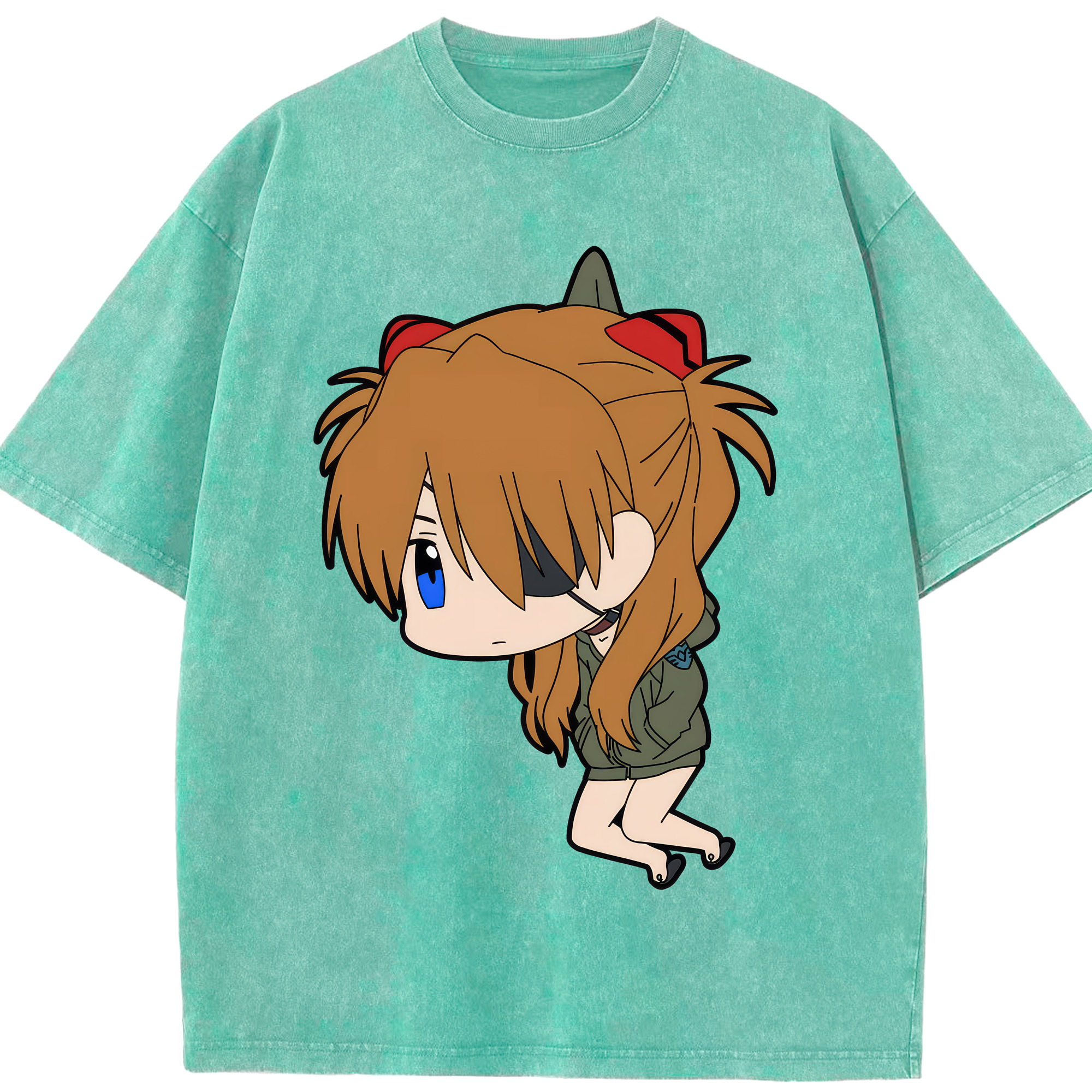 （画像用） EVA 新世紀エヴァンゲリオン 綿100% ヴィンテージ風 半袖Tシャツ（フロントプリント）